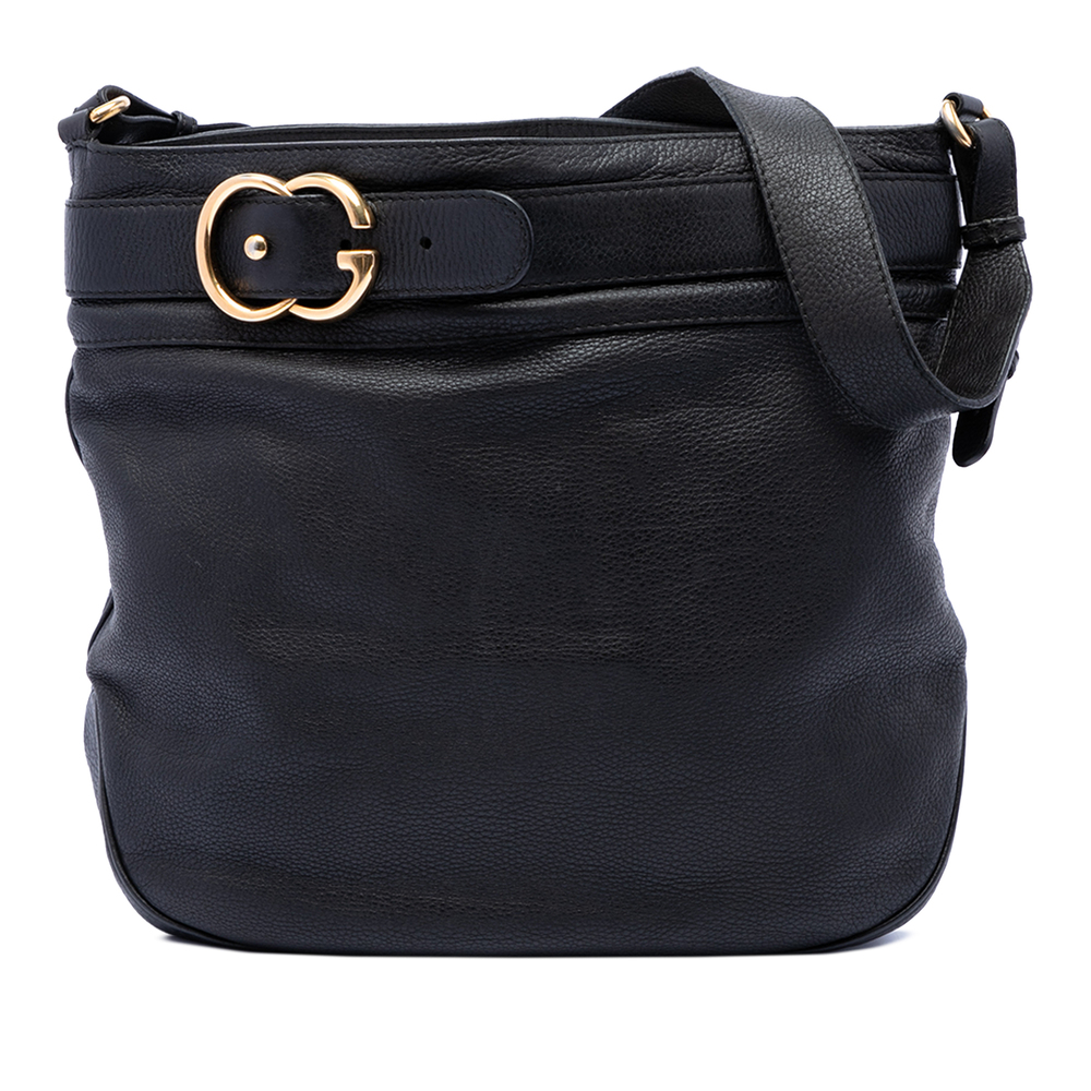 Pre-Loved Gucci Large Calfskin Ride Shoulder Bag